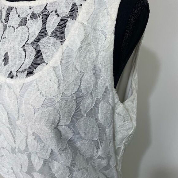 #112 GABBY SKYE cream sleeveless dress NWT - Picture 5 of 9